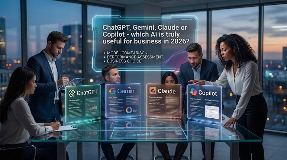 ChatGPT, Gemini, Claude or Copilot – Which AI Is Truly Useful for Business in 2026