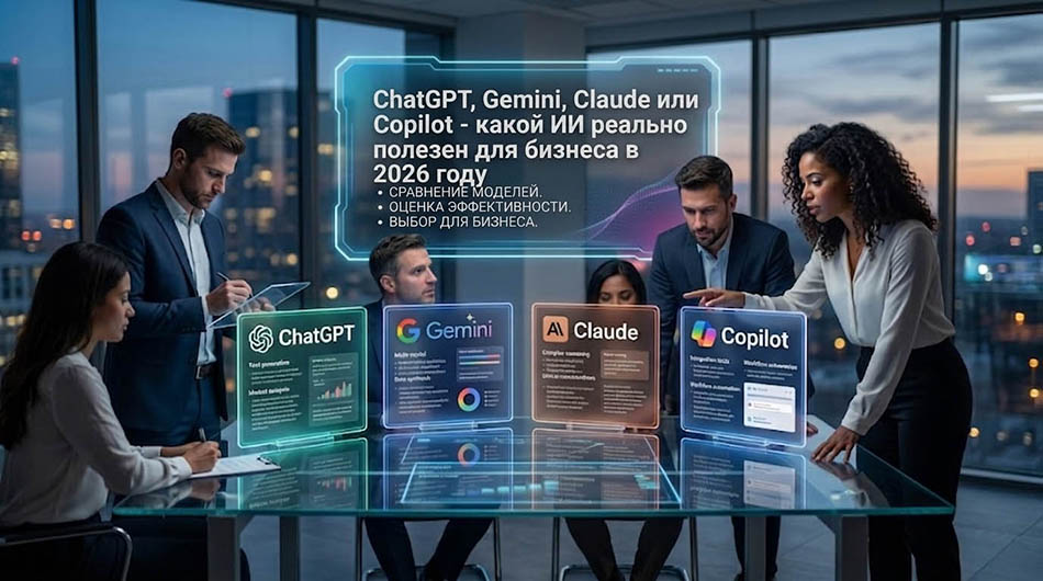 ChatGPT, Gemini, Claude или Copilot – какой ИИ действительно полезен для бизнеса в 2026 году