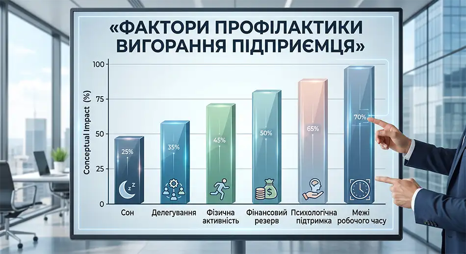 Фактори профілактики вигорання підприємця