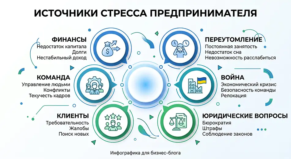 источники стресса предпринимателя