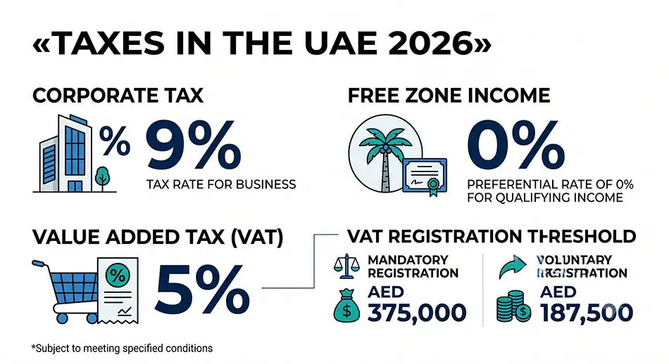 Taxes in UAE 2026