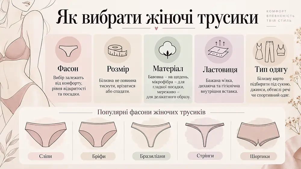 Як вибрати жіночі трусики