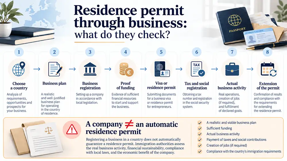 Residence Permit Through Business: What Is Checked