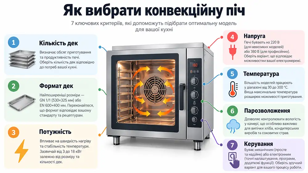 Як вибрати конвекційну піч