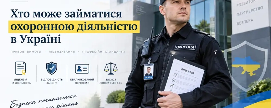 Хто може займатися охоронною діяльністю в Україні