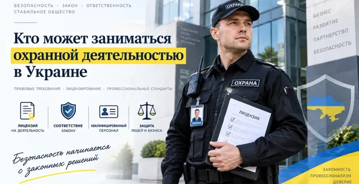 Кто может заниматься охранной деятельностью в Украине