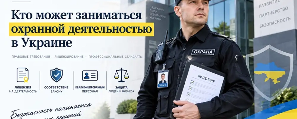 Кто может заниматься охранной деятельностью в Украине